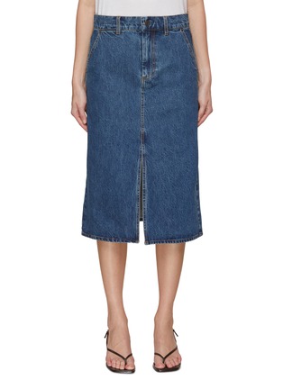 Main View - Click To Enlarge - CO - Denim Midi Skirt