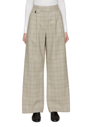 Main View - Click To Enlarge - CO - Check Wide Leg Pants