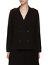Main View - Click To Enlarge - CO - Notch lapel Double Breasted Knit Jacket