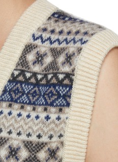 CO | Fair Isle Knit Vest | Women | Lane Crawford