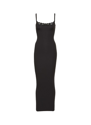 Main View - Click To Enlarge - SKIMS - Fits Everybody Corded Lace Long Slip Dress