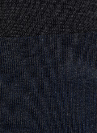 Detail View - Click To Enlarge - FALKE - ‘Fine Shadow’ Cotton Blend Short Socks