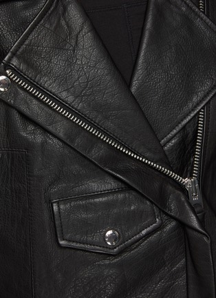 - SHOREDITCH SKI CLUB - Piper Leather Biker Jacket