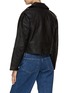 Back View - Click To Enlarge - SHOREDITCH SKI CLUB - Piper Leather Biker Jacket