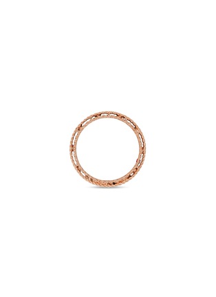 Detail View - Click To Enlarge - ROBERTO COIN - ‘Princess’ 18K Rose Gold Diamond Ruby Ring