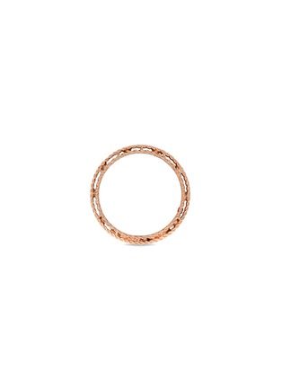 Detail View - Click To Enlarge - ROBERTO COIN - ‘Princess’ 18K Rose Gold Diamond Ruby Ring