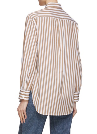 Back View - Click To Enlarge - RAG & BONE - ‘Maxine’ Chest Pocket Long Sleeve Striped Button Up Shirt