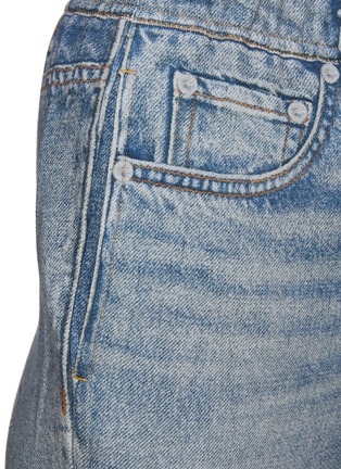  - RAG & BONE - Miramar' Wide Leg Side Panel Raw Hem Light Washed Jeans