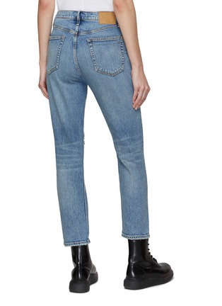 Back View - Click To Enlarge - RAG & BONE - Wren Cropped Slim Jeans