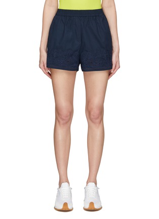 Main View - Click To Enlarge - RAG & BONE - Maye Embroidered Cotton Shorts