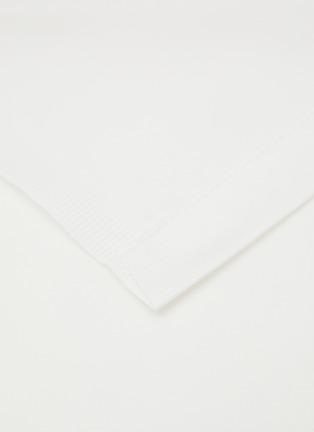 Detail View - Click To Enlarge - FRETTE - Cotone Super King Size Bottom Flat Sheet — Milk