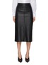 Main View - Click To Enlarge - THE FRANKIE SHOP - Heather Leather Pencil Skirt