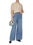 Figure View - Click To Enlarge - THE FRANKIE SHOP - Sasha Wide Leg Jeans