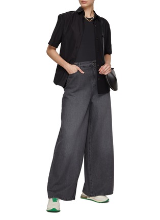 Figure View - Click To Enlarge - THE FRANKIE SHOP - Sasha Wide Leg Jeans