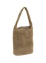 Detail View - Click To Enlarge - MIZELE - Medium Bucket Crocheted Lurex Bag
