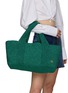 Figure View - Click To Enlarge - MIZELE - Large Mizele Crocheted Lurex Tote Bag