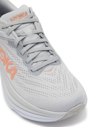 Detail View - Click To Enlarge - HOKA - ‘Bondi 8’ Low Top Lace Up Sneakers