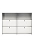 Main View - Click To Enlarge - USM - 4-Door Cabinet — White