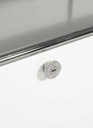 Detail View - Click To Enlarge - USM - 3-Door TV Cabinet — White