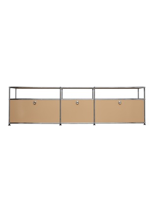 Main View - Click To Enlarge - USM - 3-Door TV Cabinet — Beige