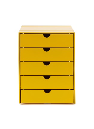 Main View - Click To Enlarge - USM - Inos 5 Drawer Set — Golden Yellow
