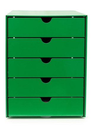 Main View - Click To Enlarge - USM - Inos 5 Drawer Set — Green