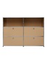 Main View - Click To Enlarge - USM - 4-Door TV Cabinet — Beige