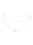 REPOSSI - ‘Serti Sur Vide’ 18K White Gold Diamond Necklace