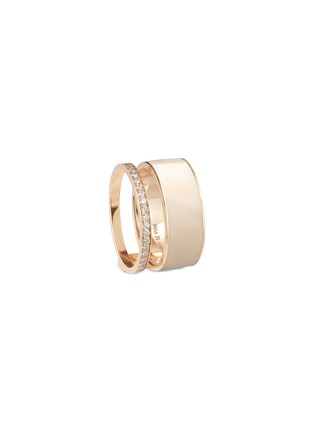 Main View - Click To Enlarge - REPOSSI - ‘Berbère’ 18K Rose Gold Diamond Ring