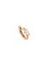 Main View - Click To Enlarge - REPOSSI - ‘Serti Sur Vide’ 18K Rose Gold Diamond Harvest Earring
