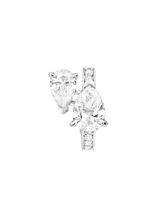 Main View - Click To Enlarge - REPOSSI - ‘Serti Sur Vide’ 18K White Gold Diamond Earring