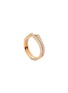 Main View - Click To Enlarge - REPOSSI - ‘Antifer’ 18K Rose Gold Double Band Earring