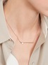 Detail View - Click To Enlarge - REPOSSI - ‘Serti Sur Vide’ 18K Rose Gold Diamond Pendant Necklace