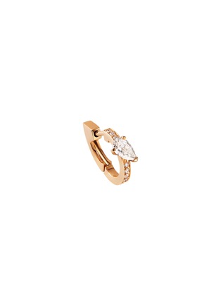 Main View - Click To Enlarge - REPOSSI - ‘Serti Sur Vide’ 18K Rose Gold Diamond Harvest Earring