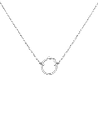 Main View - Click To Enlarge - REPOSSI - Antifer Diamond 18K White Gold Necklace — 45cm
