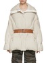 Main View - Click To Enlarge - KHRISJOY - New Iconic Belted Knit Puffer Jacket