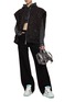 Figure View - Click To Enlarge - KHRISJOY - Zip Up Tweed Bomber Vest
