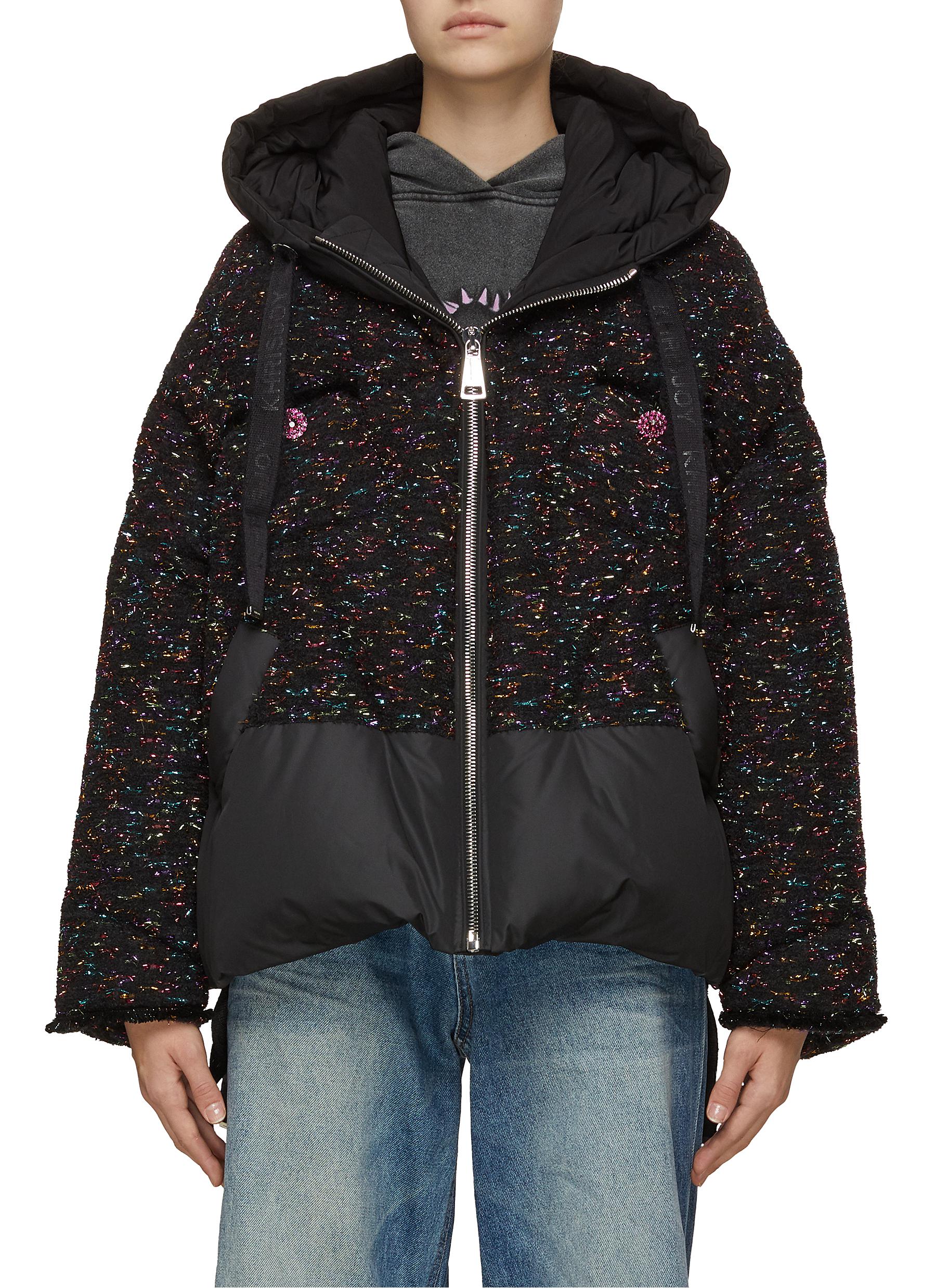 KHRISJOY | Khris Tweed Hooded Puffer Jacket | Women | Lane Crawford