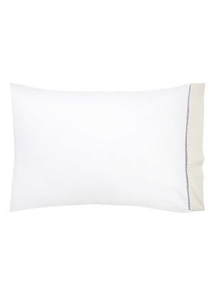 Main View - Click To Enlarge - YVES DELORME - Walton Pillow Case — Sienna