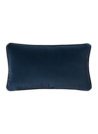 Main View - Click To Enlarge - YVES DELORME - X Iosis Divan Cushion Cover — Nuit