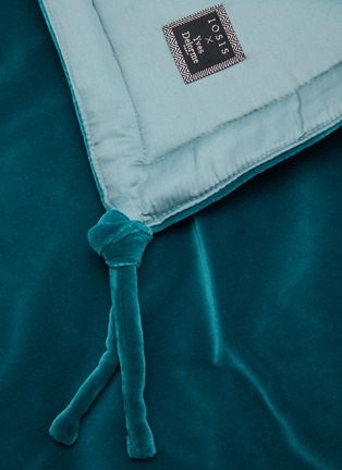 Detail View - Click To Enlarge - YVES DELORME - x Iosis Divan Bed Cover — Paon