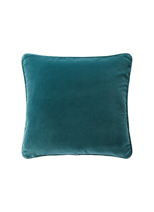 Main View - Click To Enlarge - YVES DELORME - X Iosis Divan Cushion Cover — Nuit