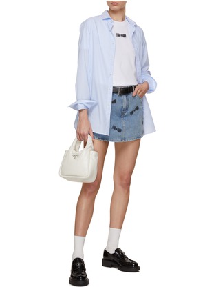 Figure View - Click To Enlarge - MO&CO. - Bow Print T-Shirt