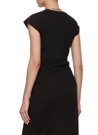 Back View - Click To Enlarge - MO&CO. - Ruched T-Shirt