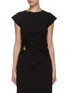 Main View - Click To Enlarge - MO&CO. - Ruched T-Shirt