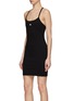 Detail View - Click To Enlarge - MO&CO. - Track Jacket Overlay Mini Dress