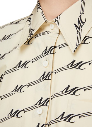  - MO&CO. - Monogram Long Sleeve Cotton Shirt