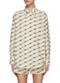 Main View - Click To Enlarge - MO&CO. - Monogram Long Sleeve Cotton Shirt