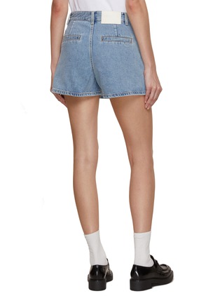 Back View - Click To Enlarge - MO&CO. - Bow Print Denim Mini Skirt