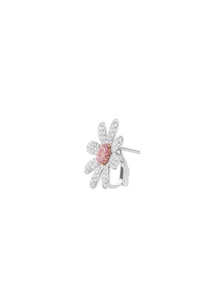 Detail View - Click To Enlarge - MIO HARUTAKA - ‘Margaret’ 18k White Rose Gold Diamond Pink Sapphire Earring